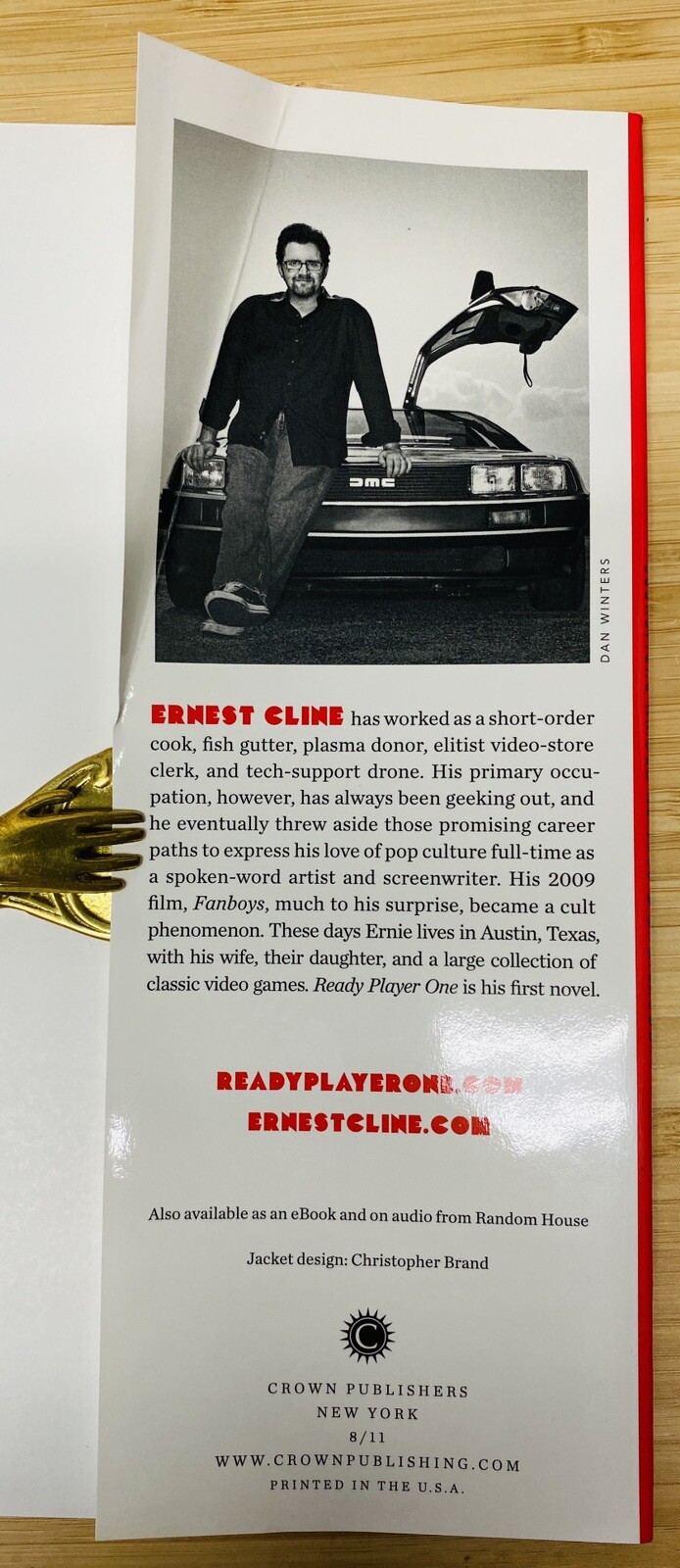 True 1st Ed. READY PLAYER ONE Book ERNEST CLINE HARDCOVER DJ VG+ Novel
