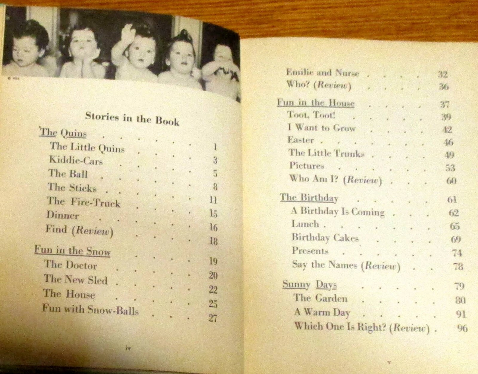 The Quins‘ Book SIGNED by Jean Ayer 1937 114 Pages H/C Photograph Book RARE!!
