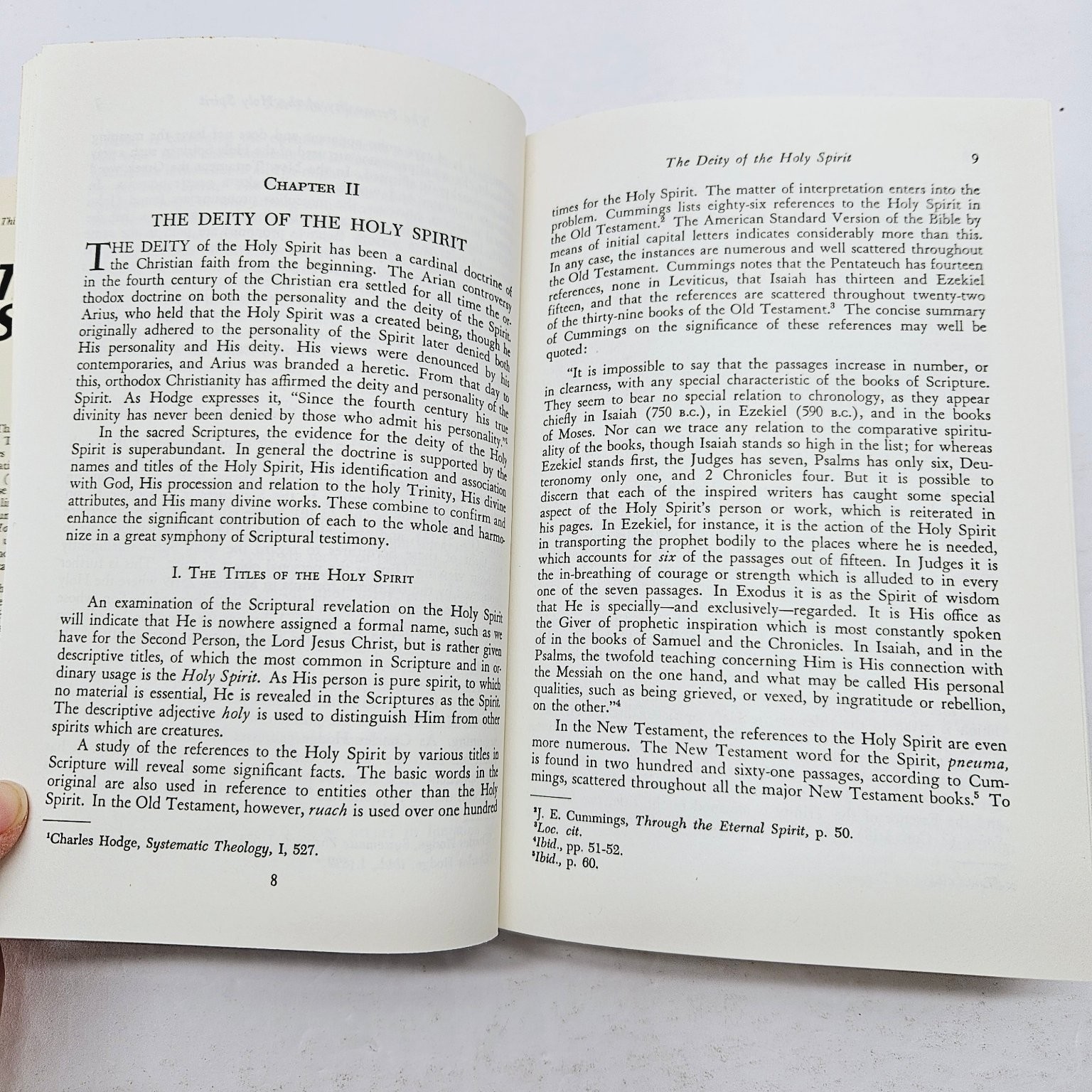 Vintage Religion – The Holy Spirit – John F. Walvoord 1975 Theology Hcdj