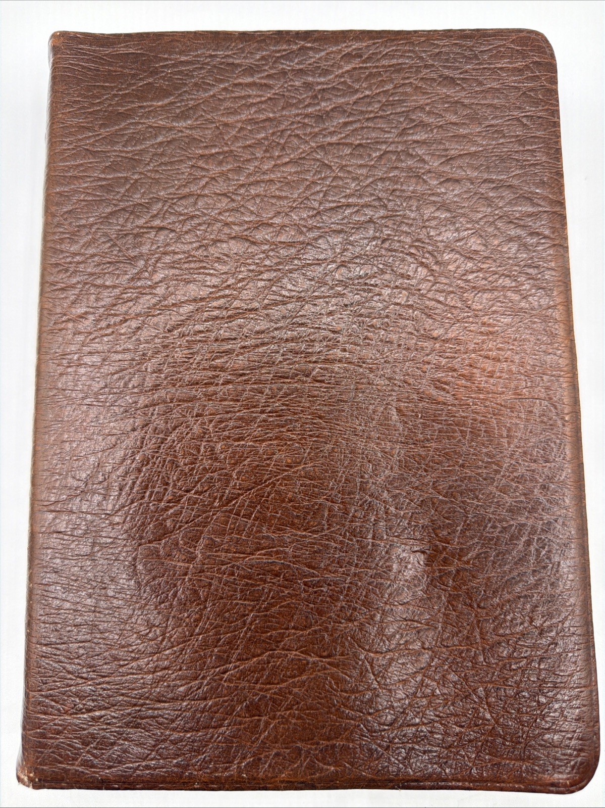 Holy Bible The Open Bible Edition Nelson 658BR Brown Leather 1975 Red Letter