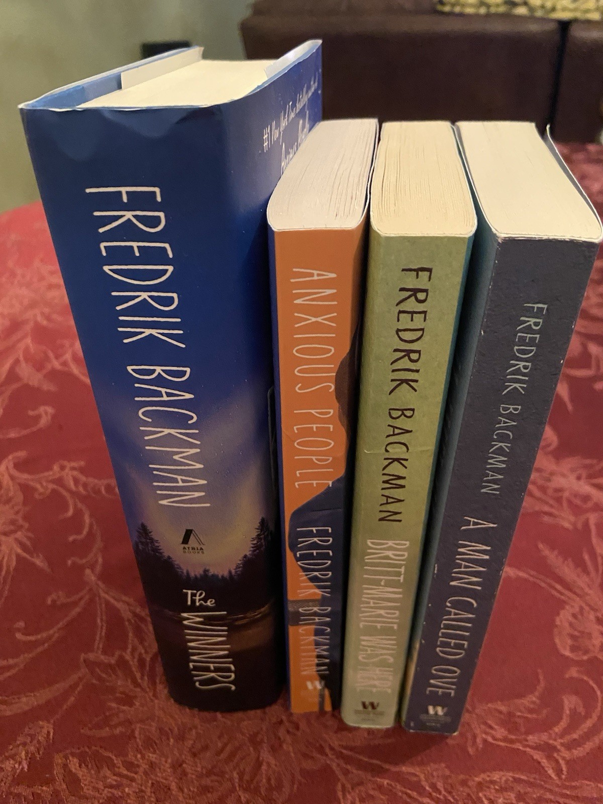 Lot of 4 Fredrik Backman Winners HC, 3 TPB Man Called Ove, Anxious People + 1