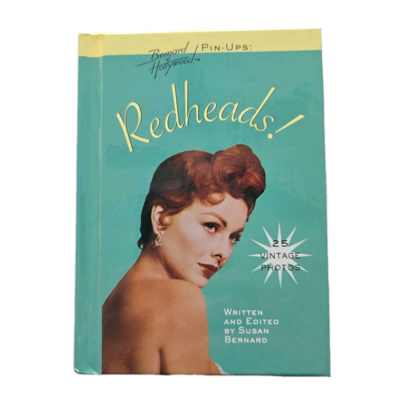 2 Mini Hardcover Lot Bernard of Hollywood Pin-Ups Redheads Blondes Vtg Photos