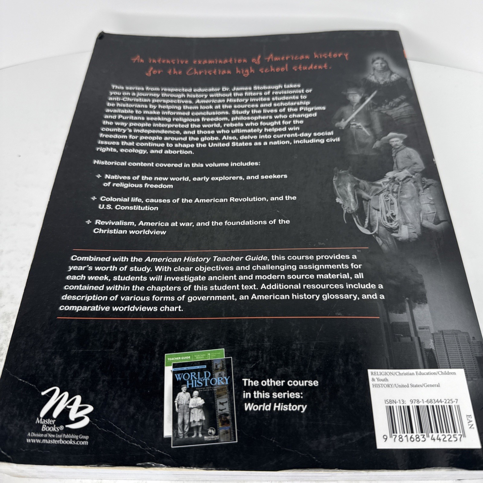 Masterbooks American History Student High School Revised Ed – (Highlighter Use)