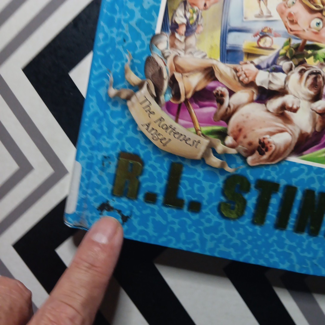 Lot Of 3 Rotten School Books RL Stine EX LIBRARY COPIES