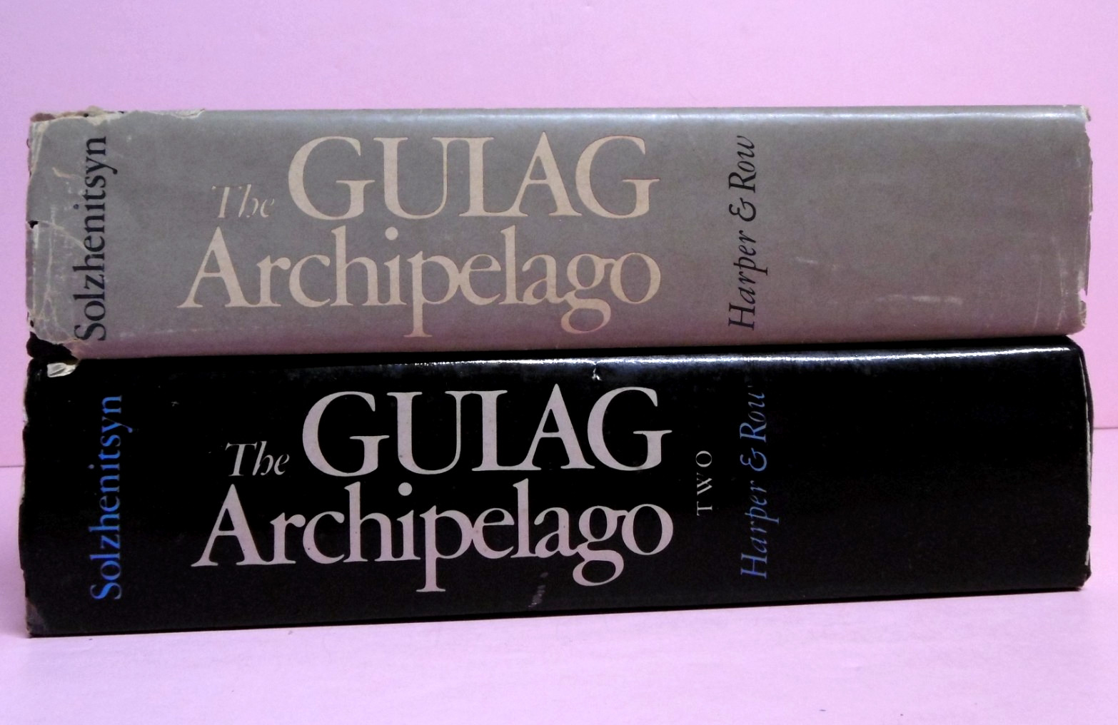 The Gulag Archipelago Set Vol. 1 & 2 by Aleksandr I. Solzhenitsyn 1st Edition