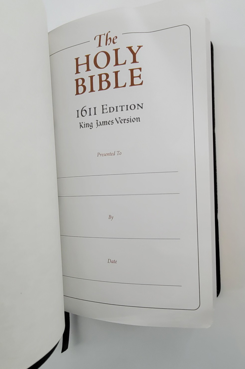 King James 1611 Edition Bible Genuine leather 400th Anniversary