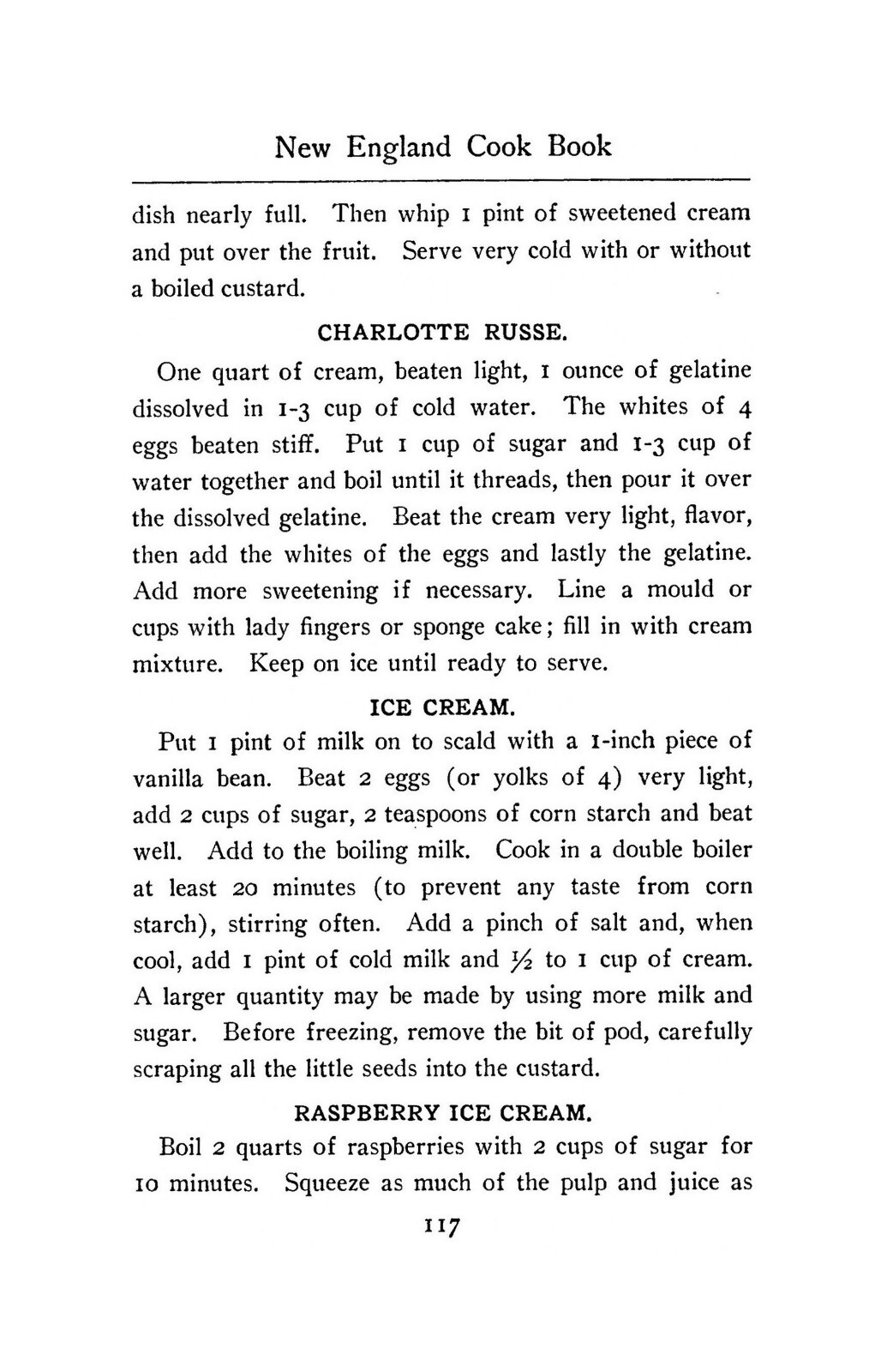 „1909“ The New England Vintage Cook Book 180 Pages