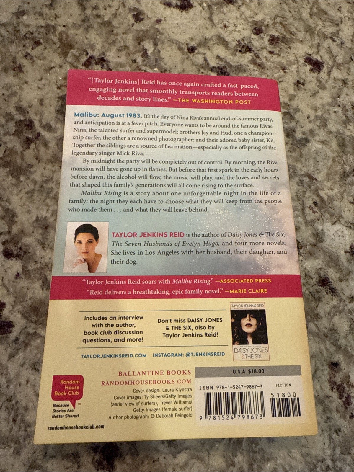 Malibu Rising: a Read with Jenna Pick : A Novel by Taylor Jenkins Reid Paperback
