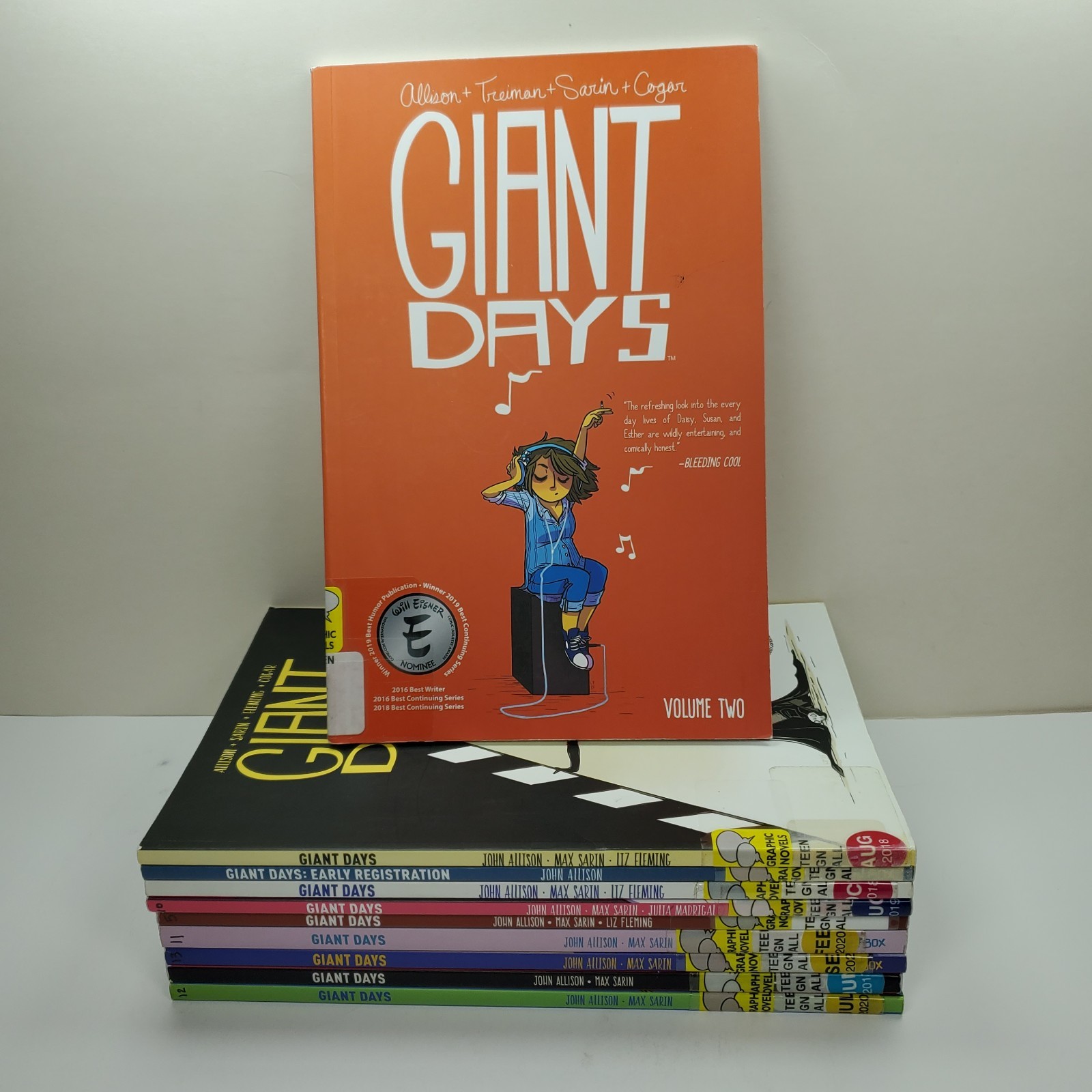 Giant Days Lot Of 10 Allison Graphic Novels Paperback Ex Library Set