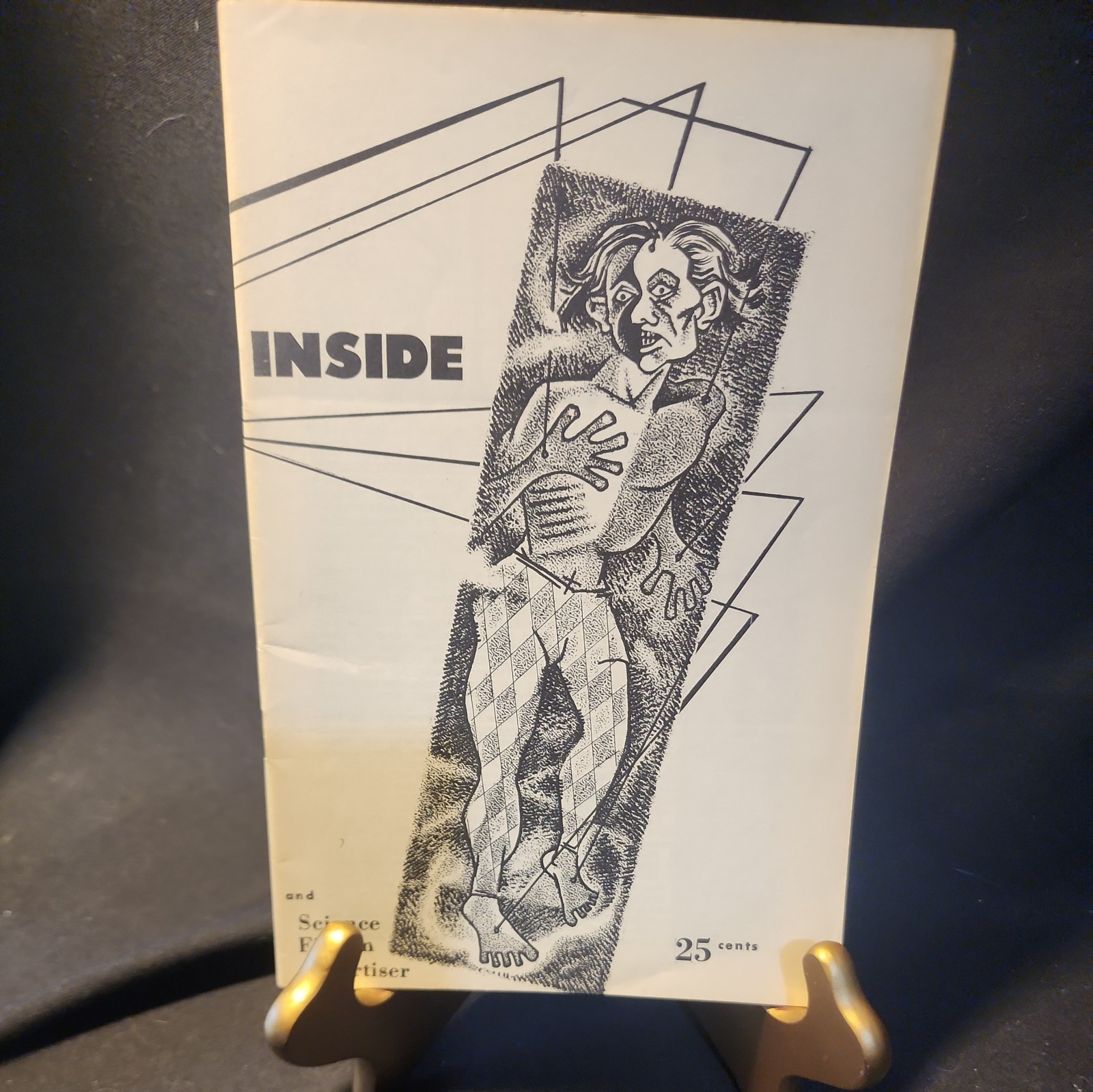 Inside and Science Fiction Advertiser #9 May 1955 „Hardcover“ story by Ellison