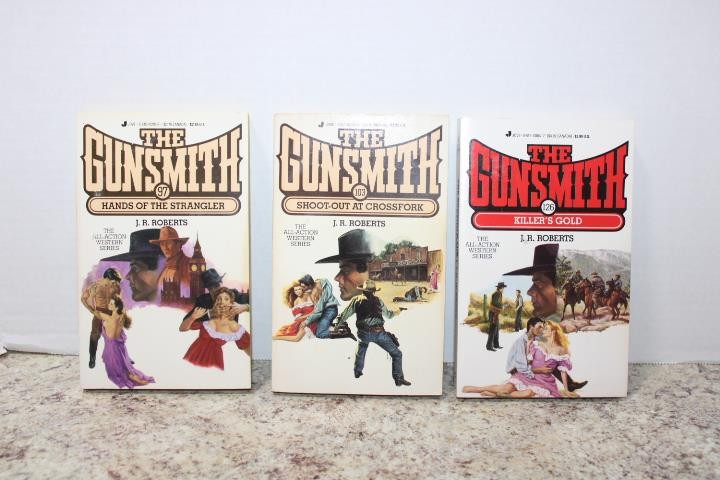 The Gunsmith Adult Western Romance Paperback Books by J R Roberts Lot of 21