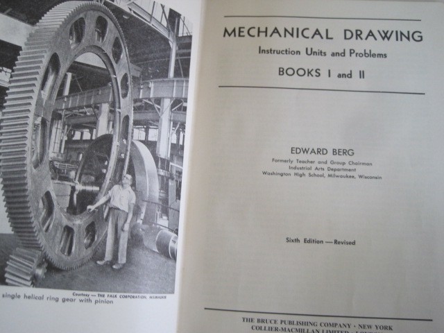Mechanical Drawing By Edward Berg 1971