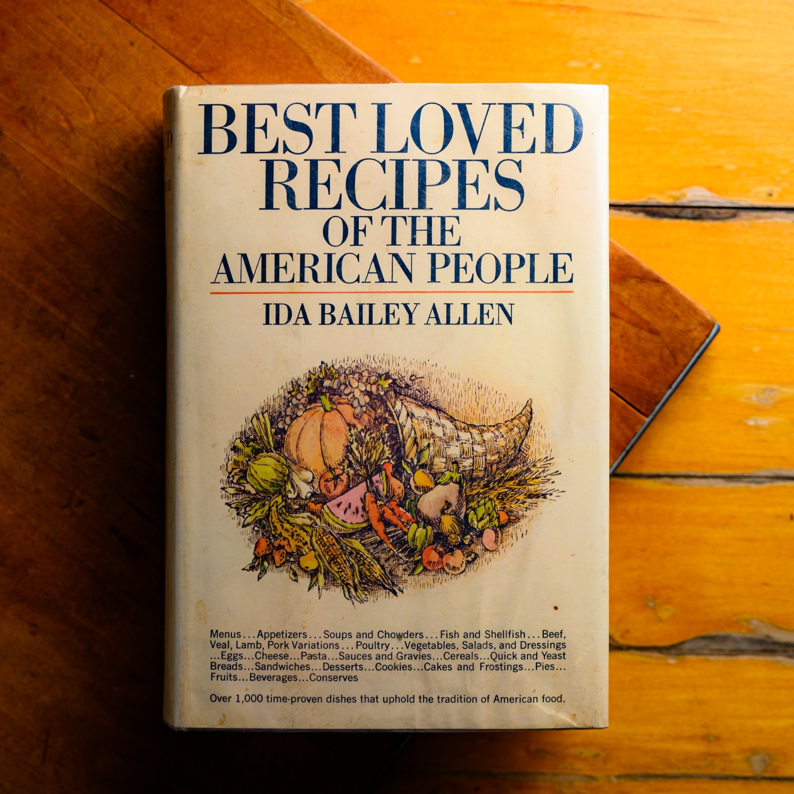 VTG 1973 Best Loved Recipes of the American People Ida Bailey Allen 1st Ed & Pr