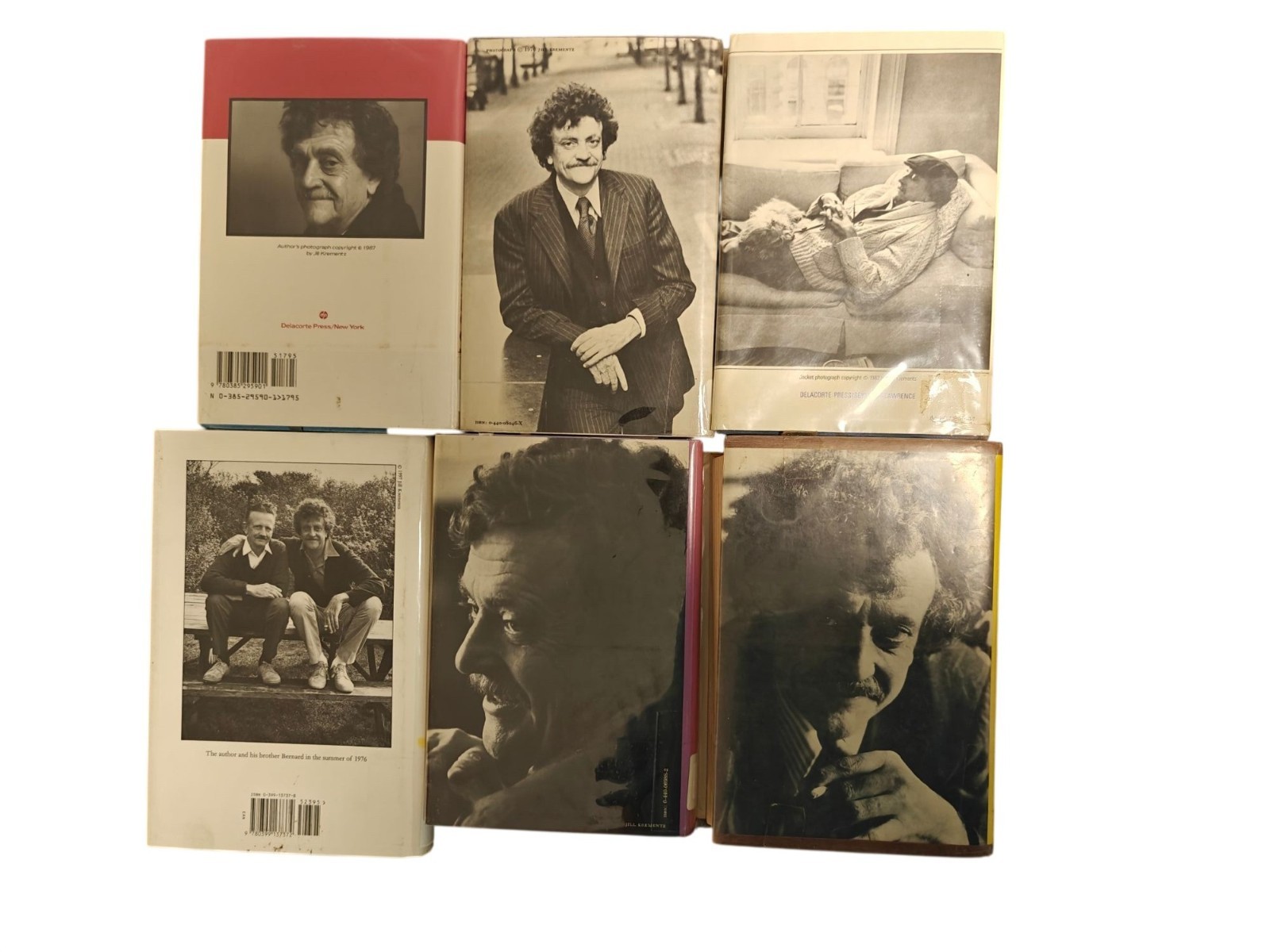 Kurt Vonnegut Lot Of 6 Hardcover Books Ex-Library Classic Literary SciFi
