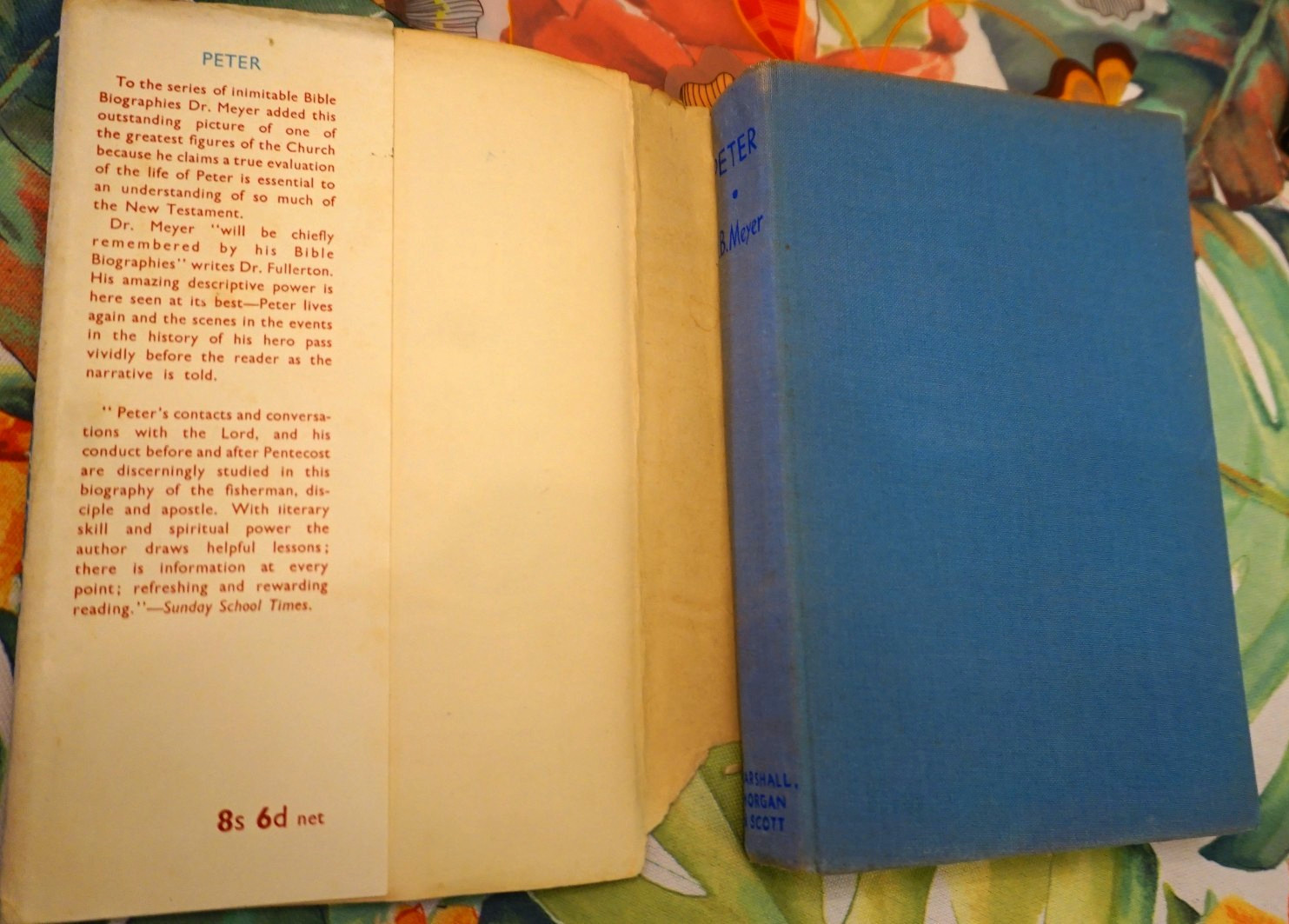 Peter: Fisherman, Disciple, Apostle by F. B. Meyer HCDJ 1955 UK NICE