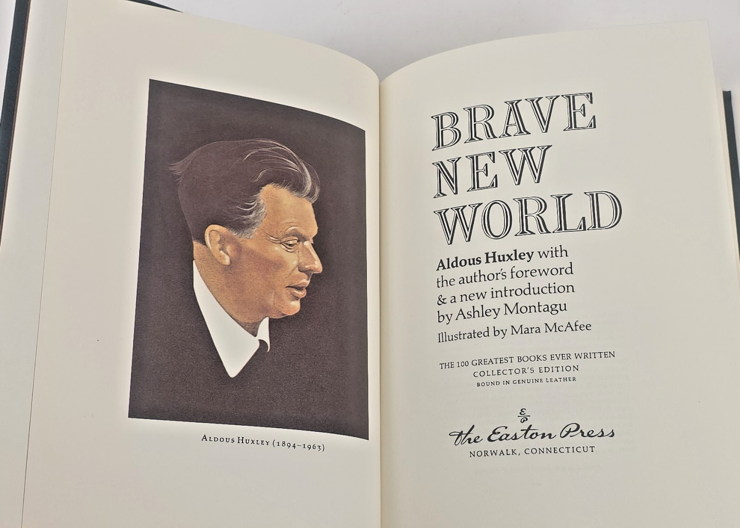 Brave New World by: Aldous Huxley ~ Easton Press 1978 ~ Leather Bound