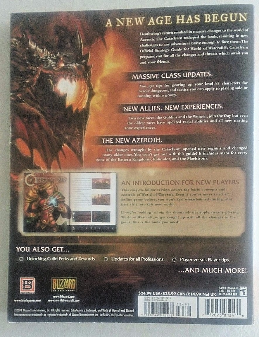 BradyGames Signature Series Guide-World of Warcraft-Cataclysm, 493 Pages