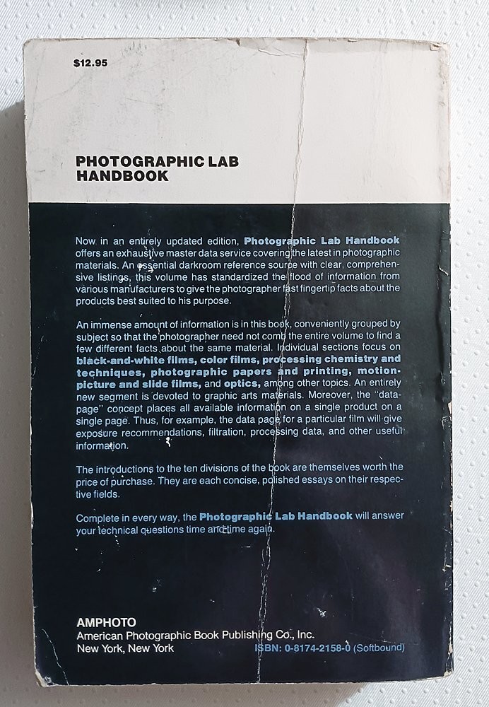 Photographic Lab Handbook, 5th Edition Paperback – By John S. Carroll