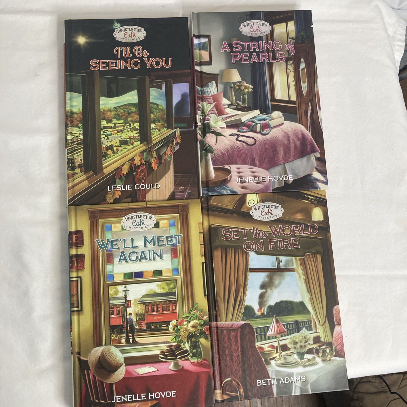 Whistle Stop Cafe Mysteries Hardcover Set Book Lot Of 6 Guideposts
