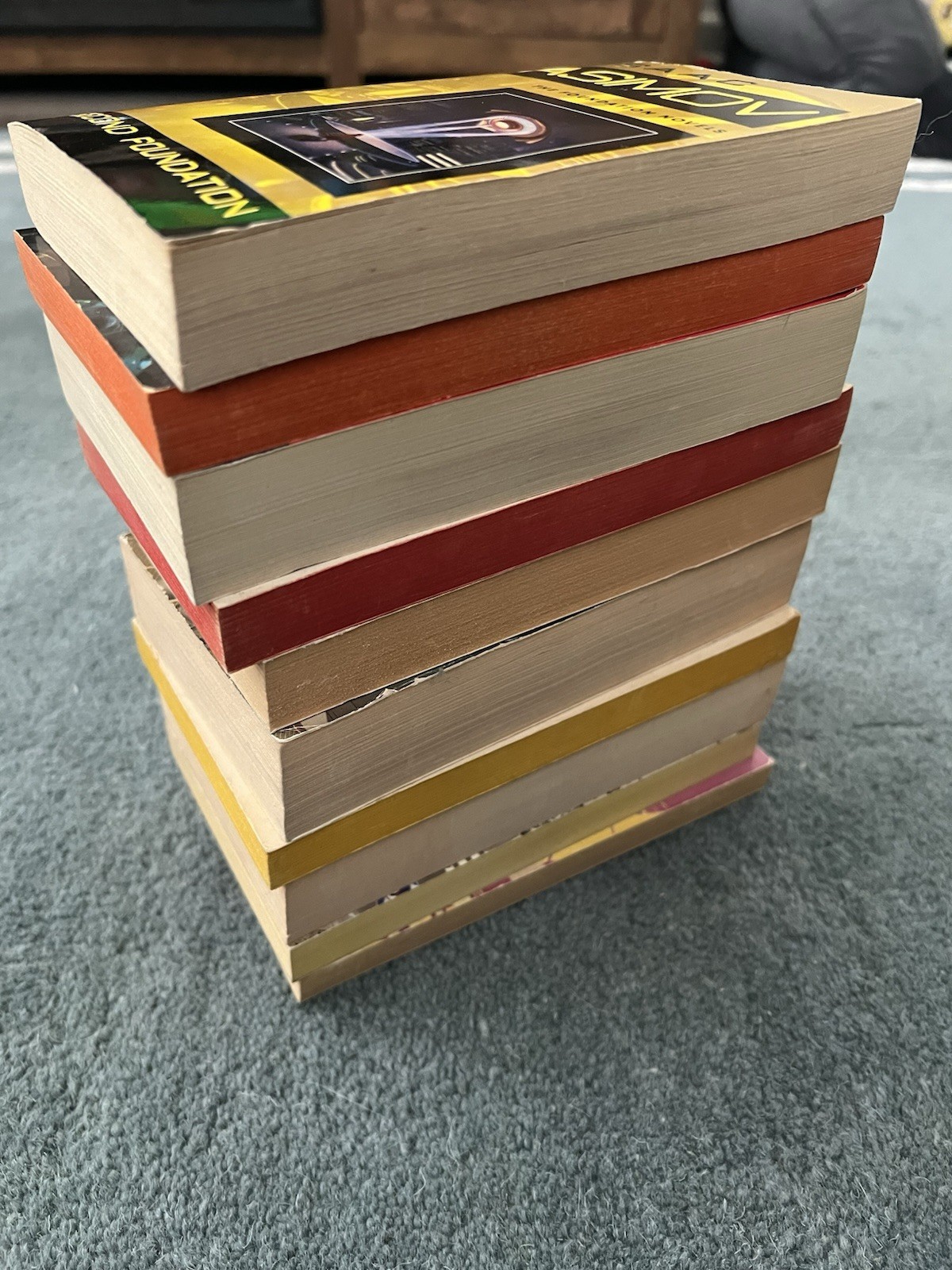 Isaac Asimov Vintage Lot Of 10 Paperback Books