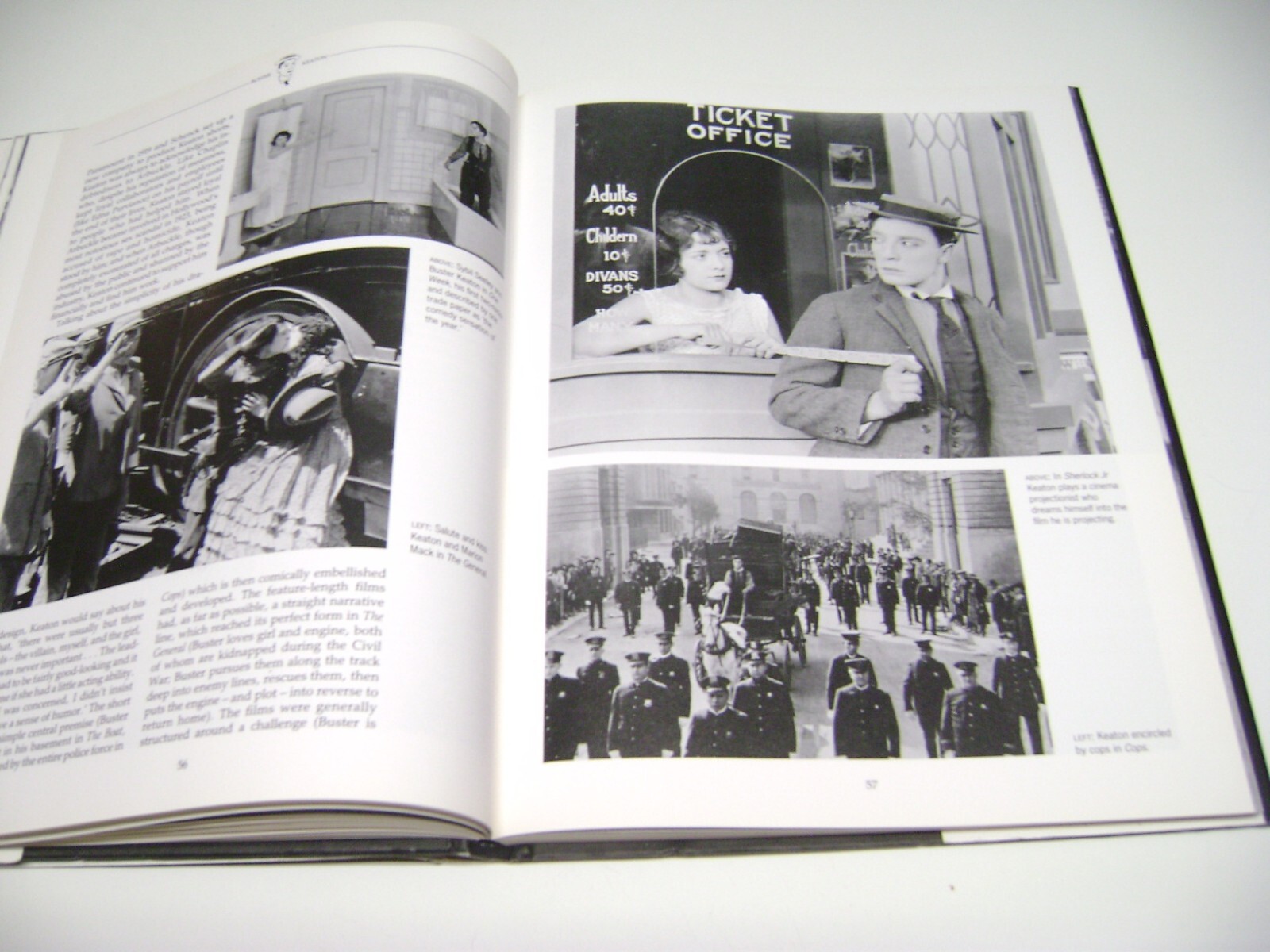 Huge 1995 Hardcover Book, CLASSIC MOVIE COMEDIANS, Packed with Photos, 176 pages
