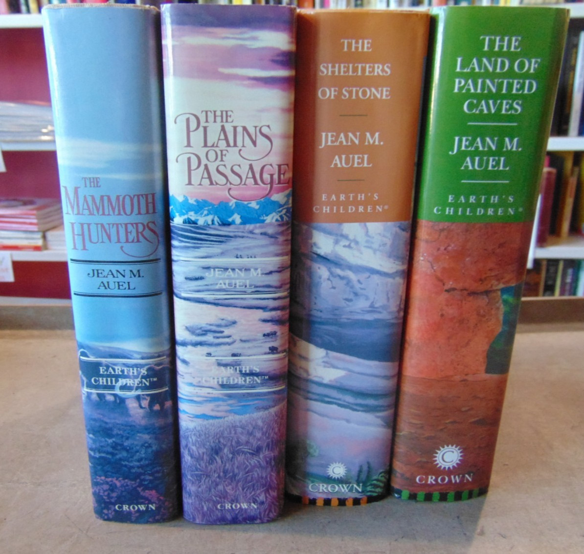 4 Jean M Auel Earth’s Children Hardback Dust Jacket 3 First Editions