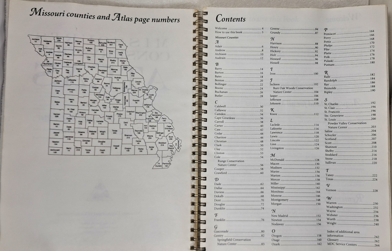1995 Missouri’s Conservation Atlas A Guide To Exploring Your Conservation Lands