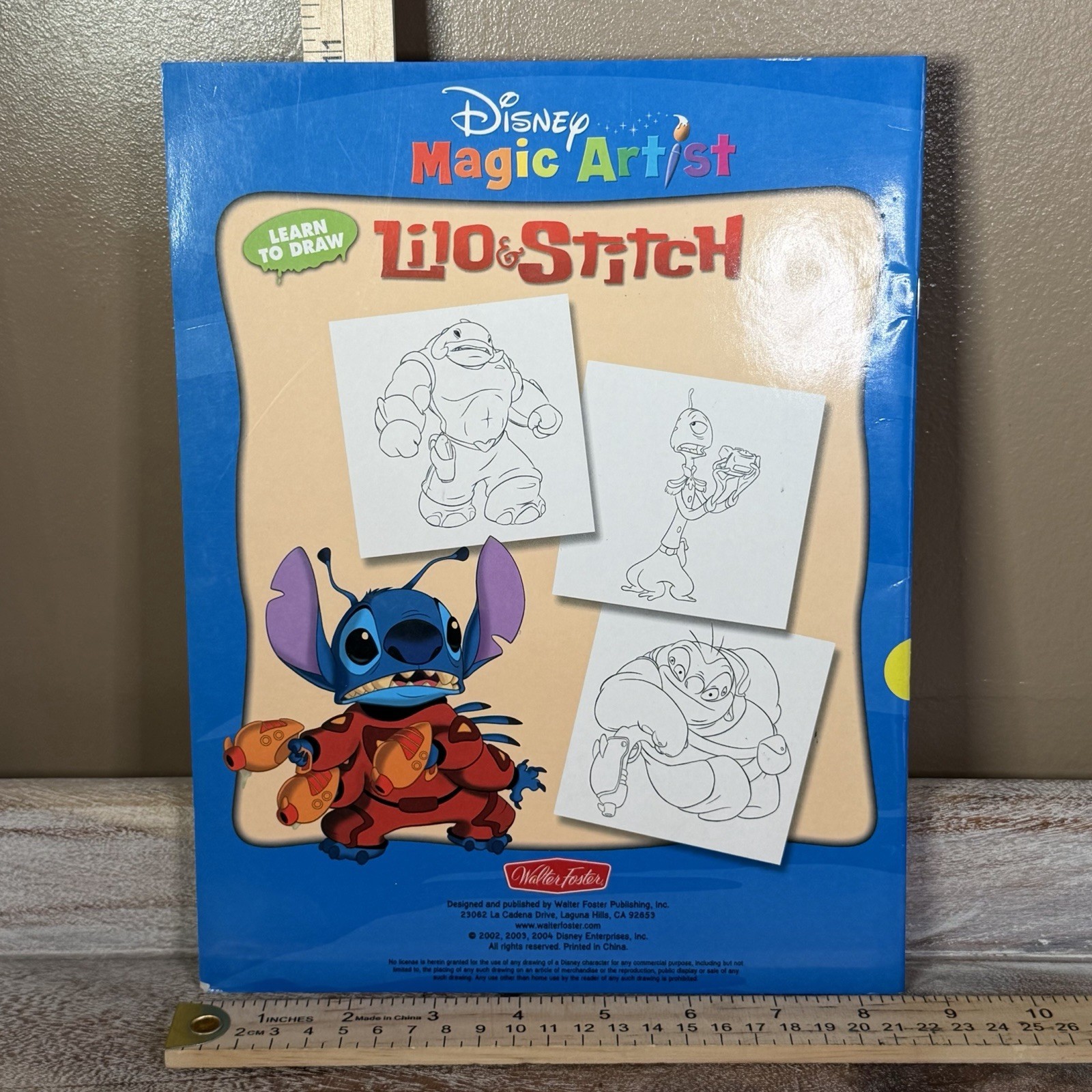 LILO AND STITCH DMA How TO DRAW BOOKS Annie Auerbach Lori Heiss SC 2003 Vtg