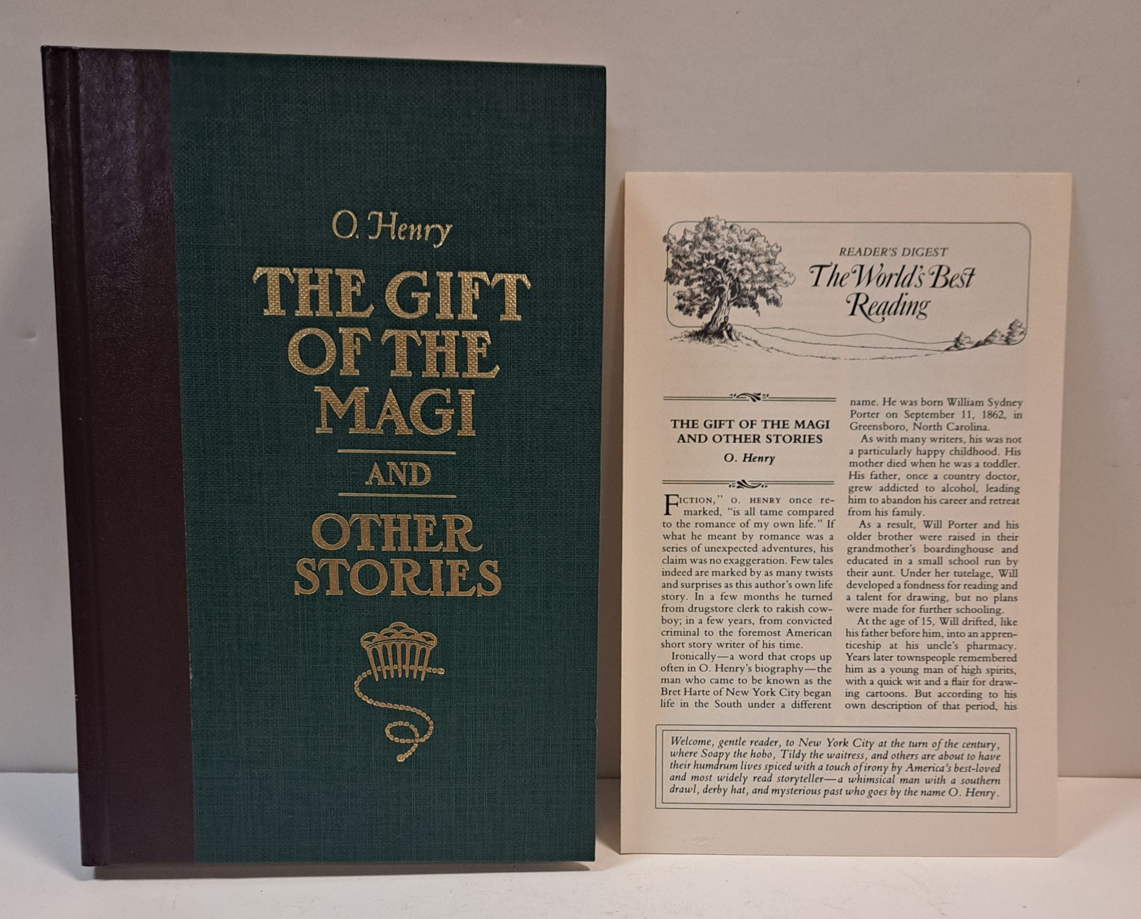 Reader’s Digest HC 2 Book Lot Gift Of The Magi Heart Of The West O. Henry