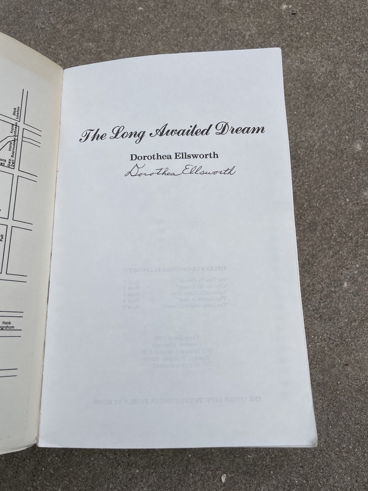 Dorothea Jorgensen Ellsworth DREAMS Complete Set of 5 PB Books ALL SIGNED