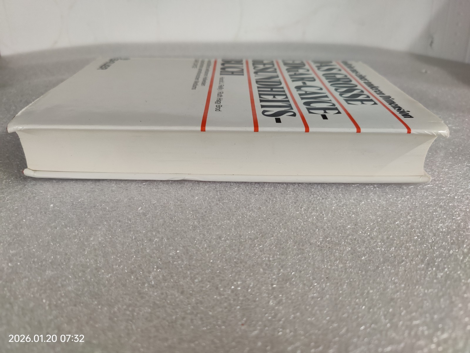Das grosse Edgar-Cayce-Gesundheitsbuch 7th Edition „Auflage“ 1986