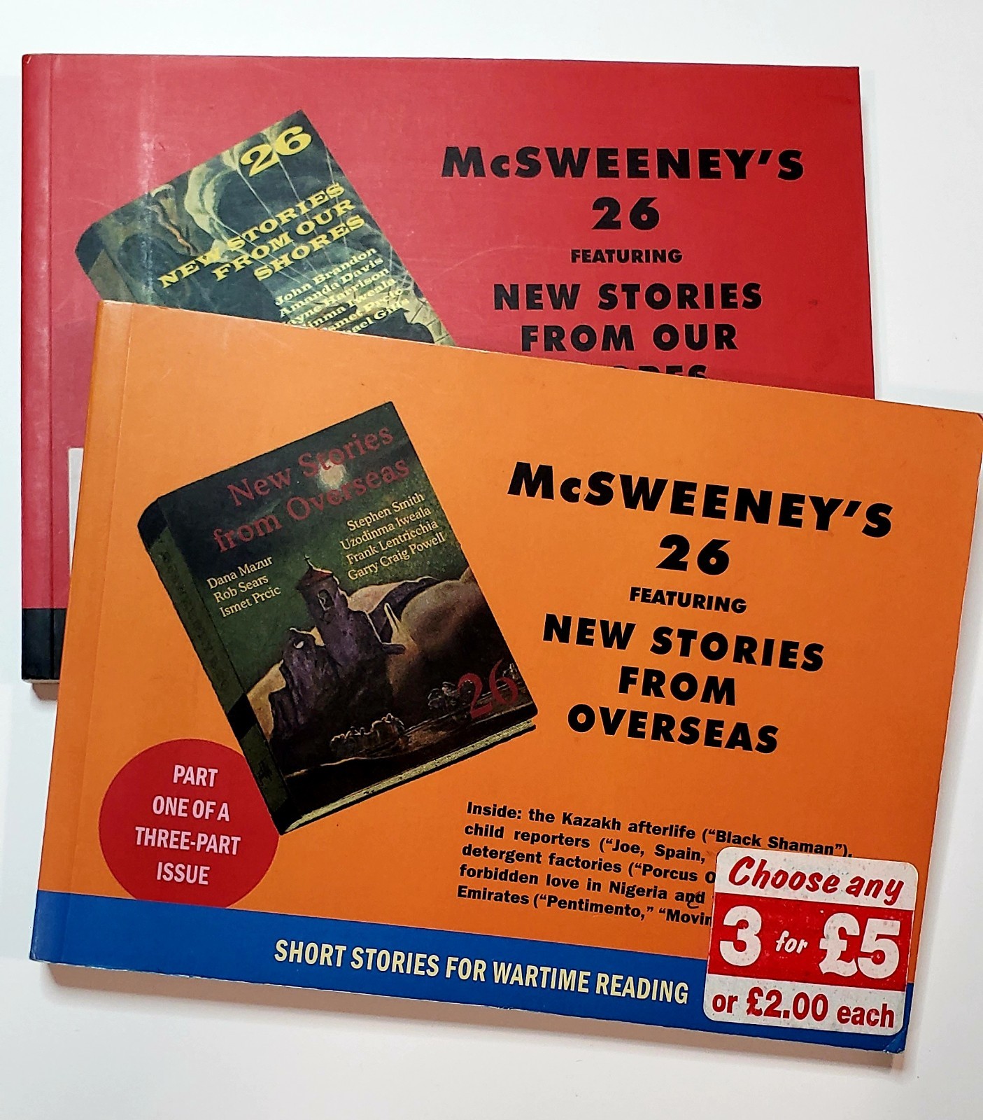 McSweeney’s Issue 26 2 books ~120 pages each copyright 2008