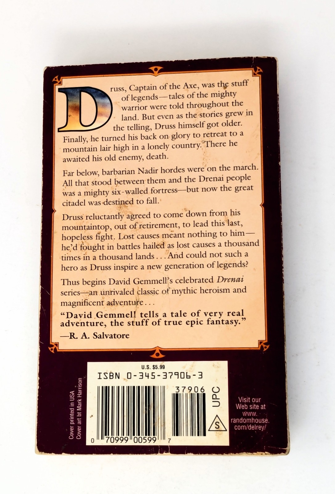 David Gemmel Lot Del Rey