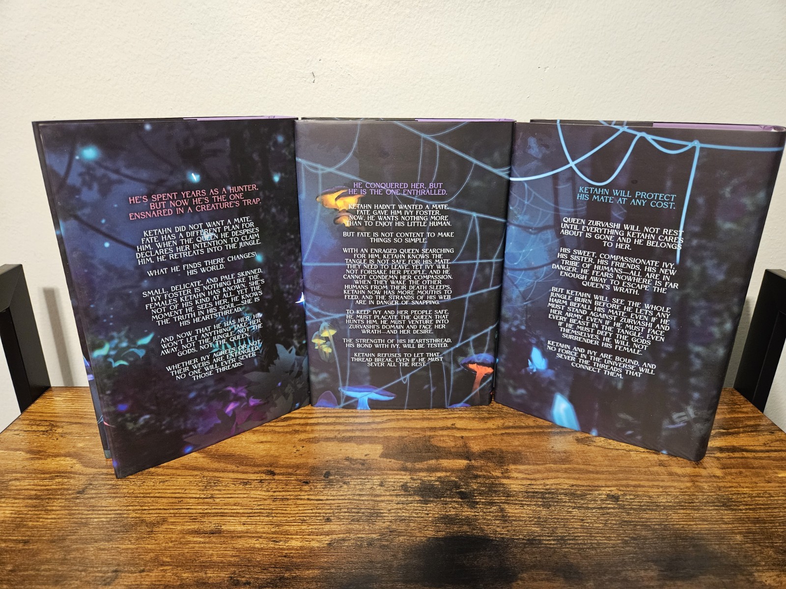 SIGNED FaeCrate The Spider’s Mate Trilogy by Tiffany Roberts & Slipcase Ensnared