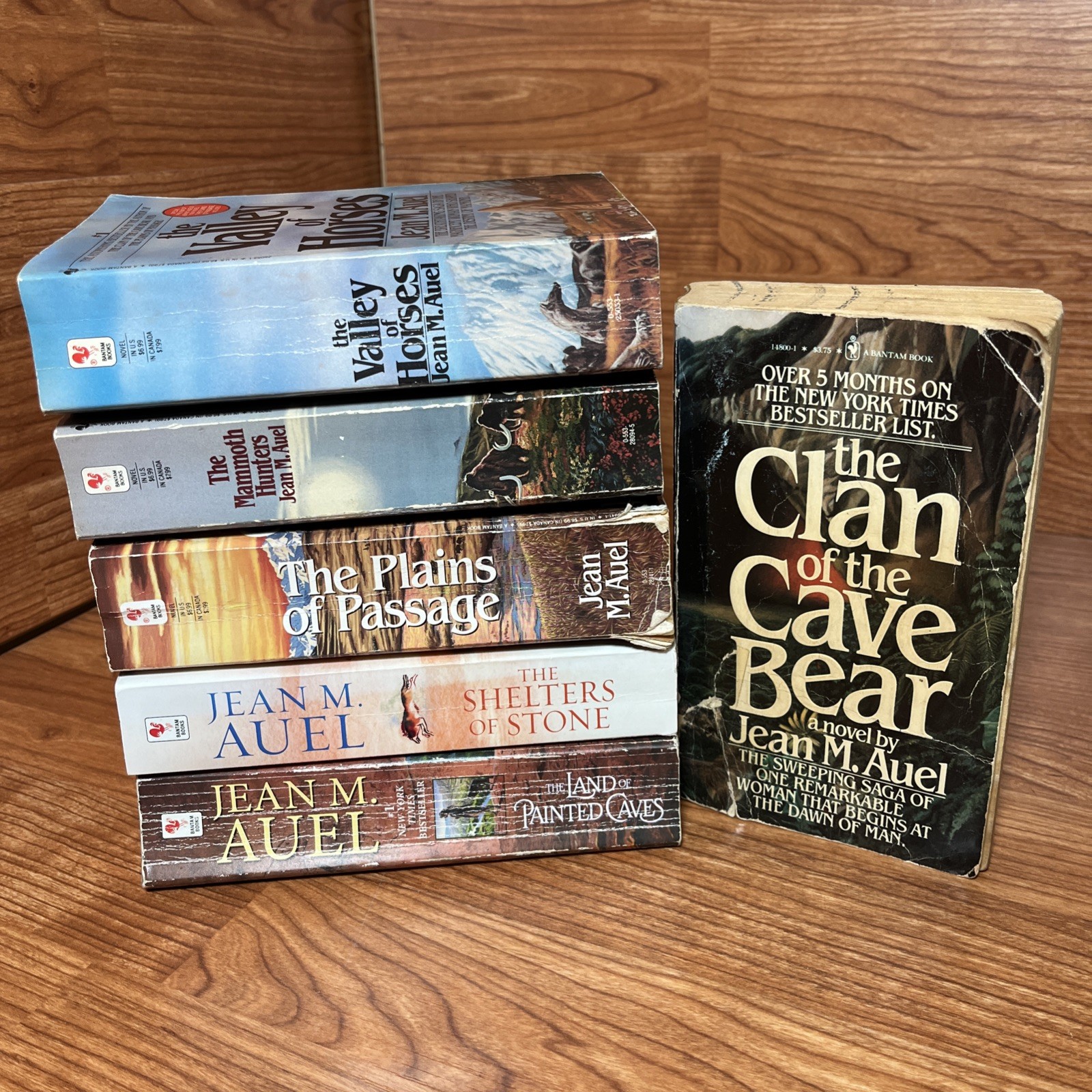 JEAN M AUEL 6 book SET in the EARTH’S CHILDREN series PaperBack 1-6
