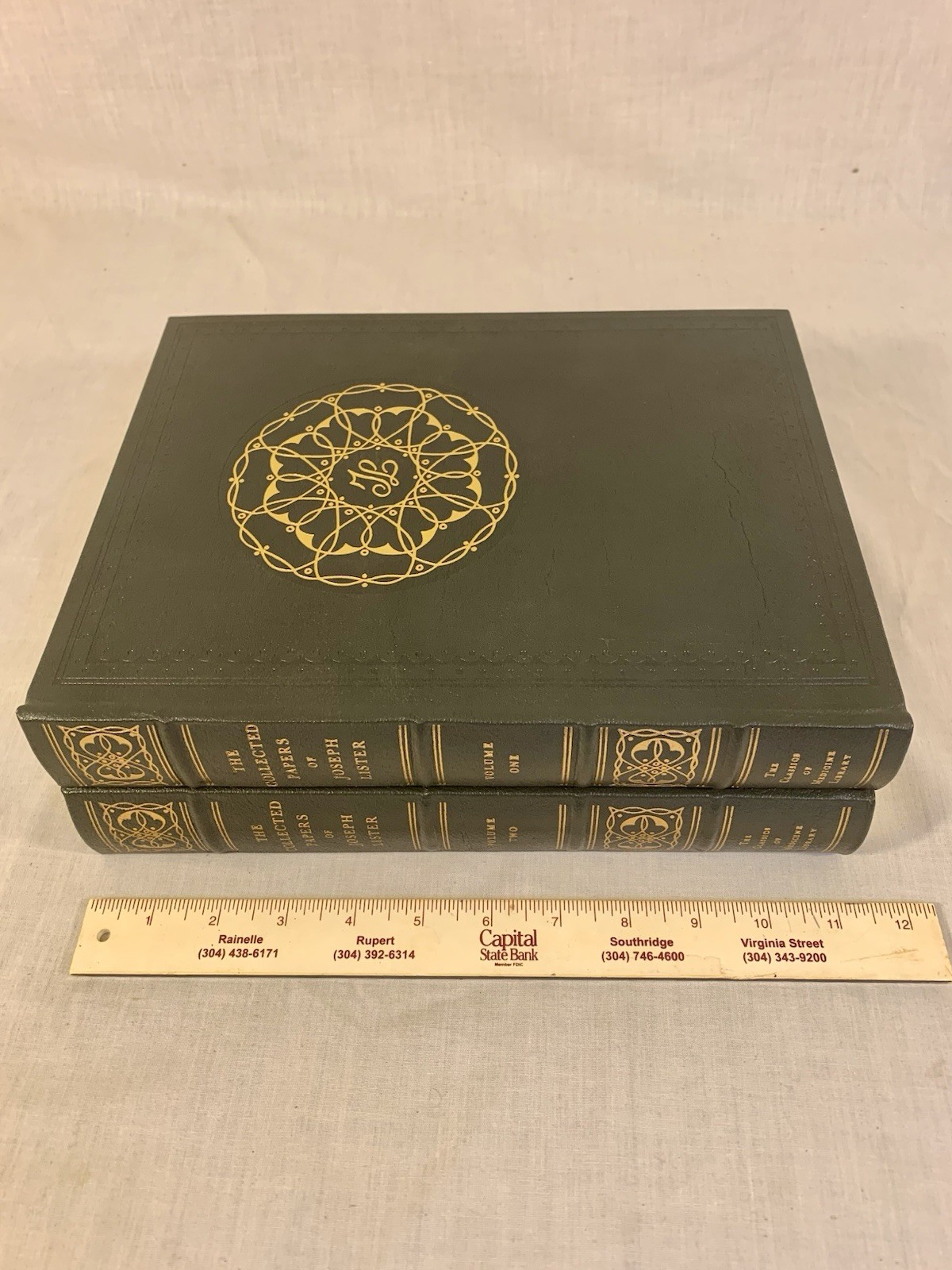 2 Vol COLLECTED PAPERS OF JOSEPH BARON LISTER Classic of Medicine 1979 Near Mint