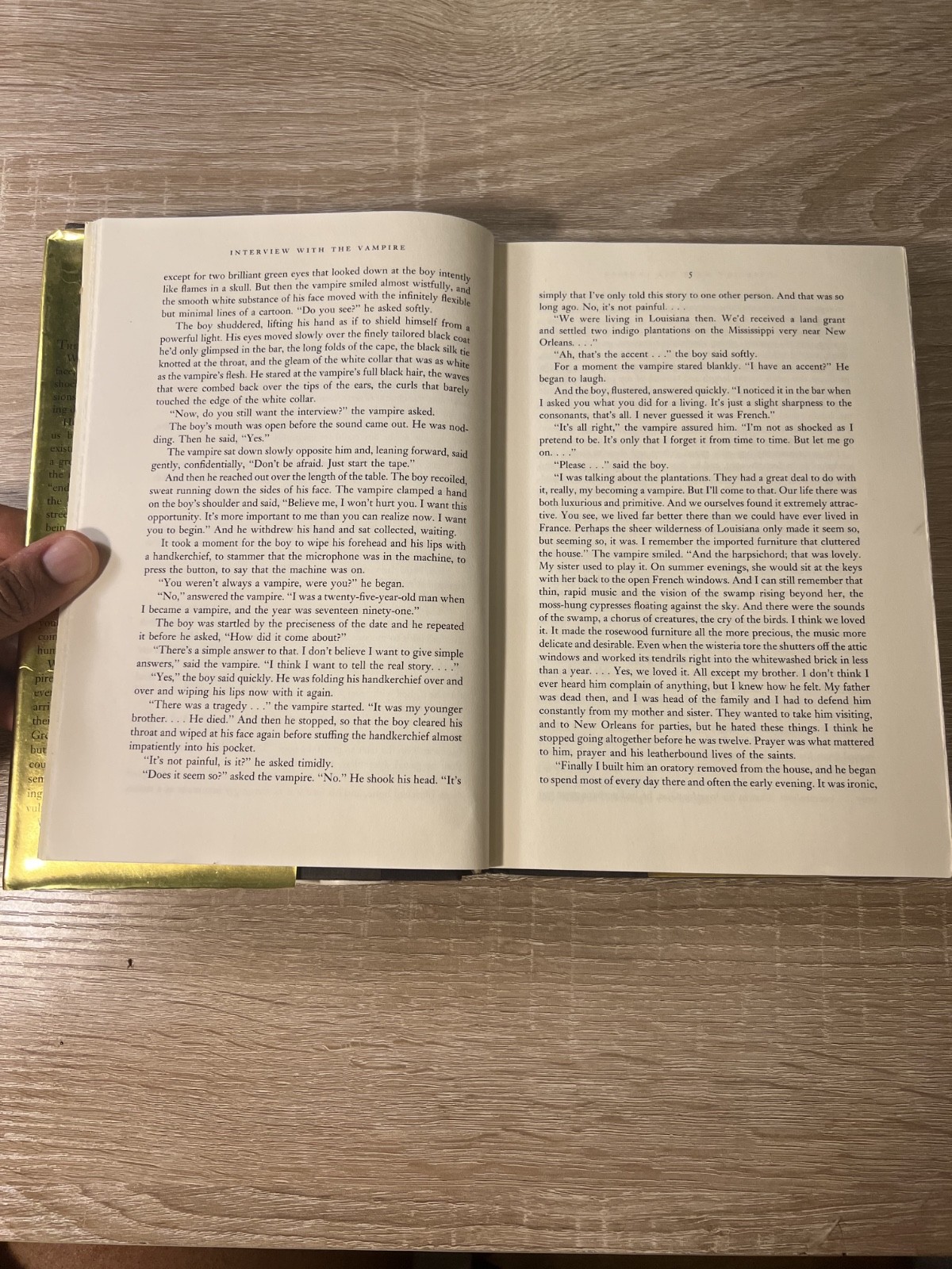 Interview with the Vampire Anne Rice Hardcover Book Anniversary Edition 1994
