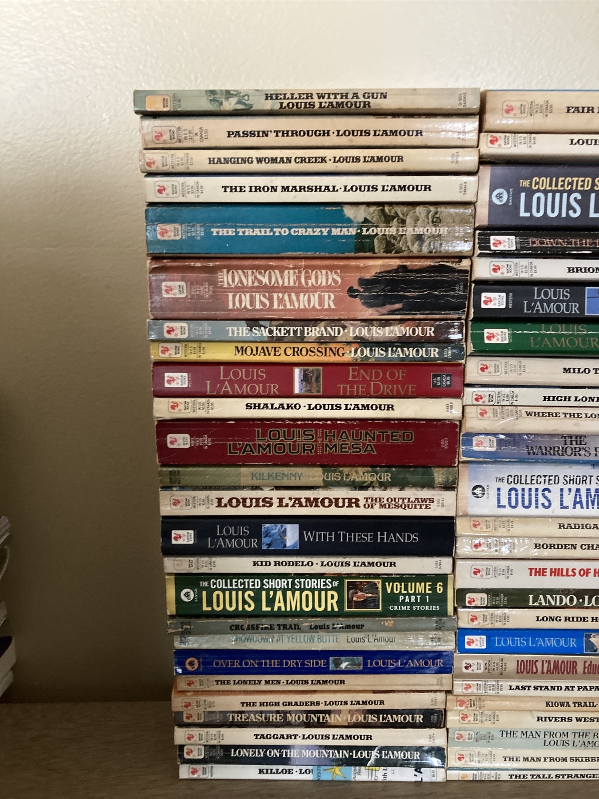 Louis L’Amour Western Paperback Books**Build Your Own** Good-Very Good Condition