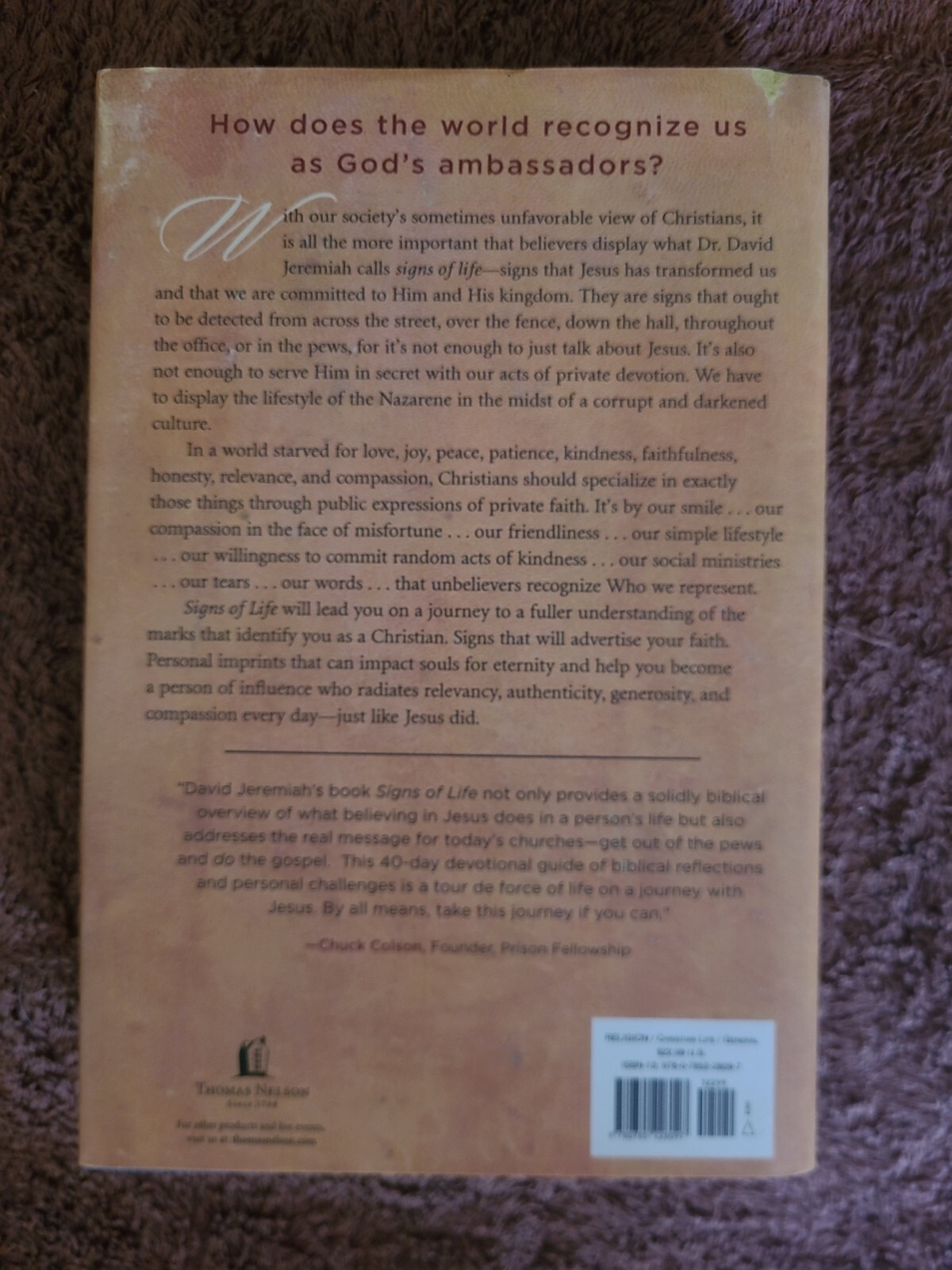 Signs of Life by Jeremiah, David