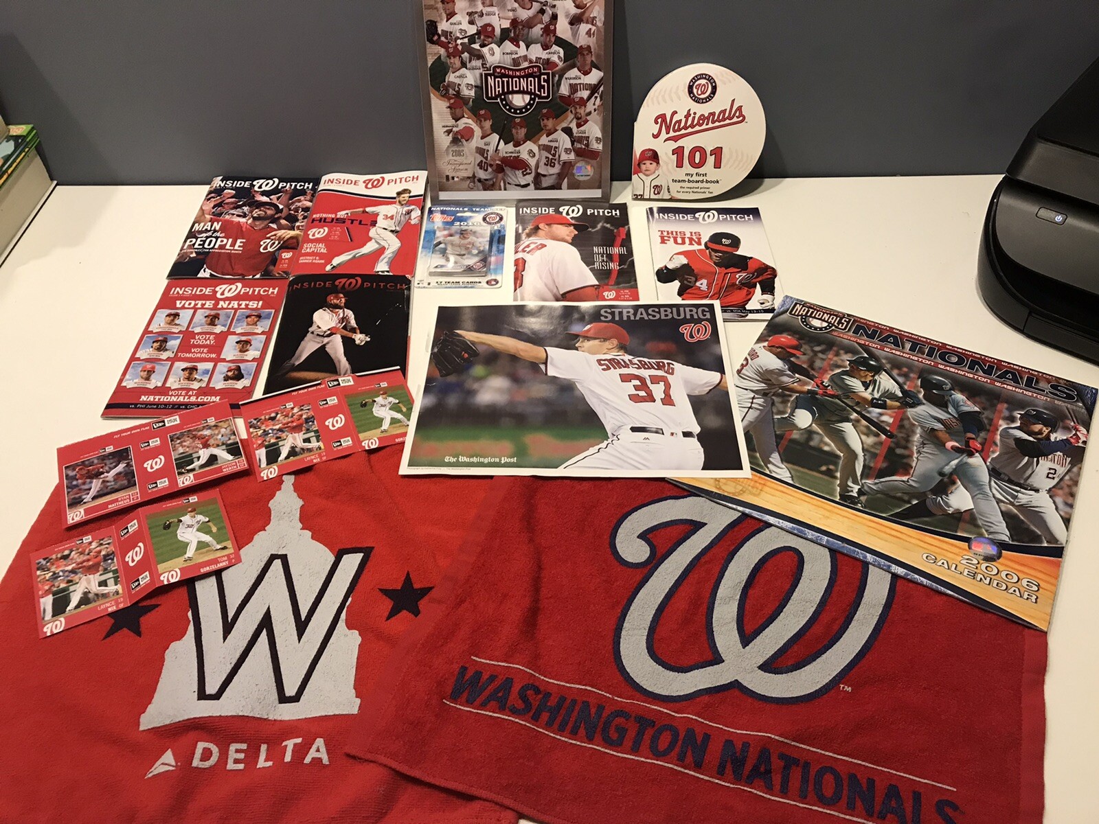 Washington Nationals Rally Towels And Miscellaneous Memorabilia Jayson Werth