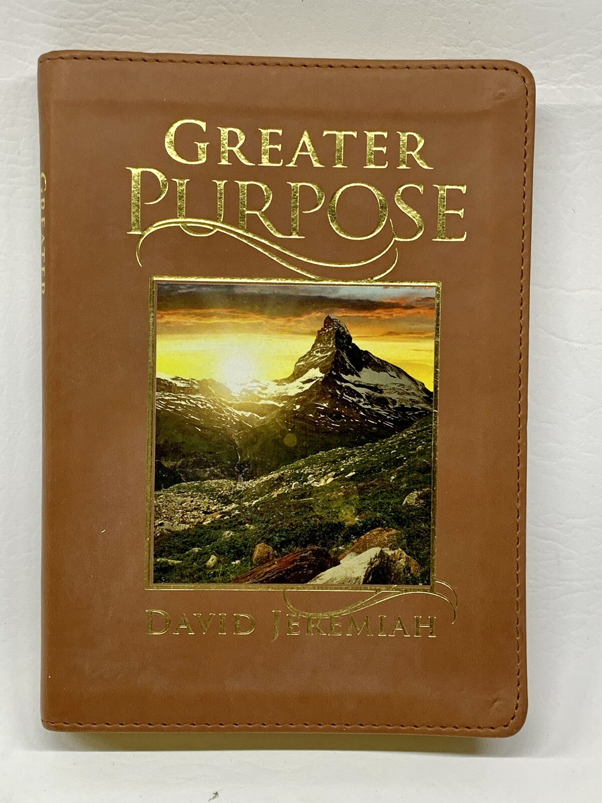 Greater Purpose By David Jeremiah Daily Devotional Leather Gold Edged Pages