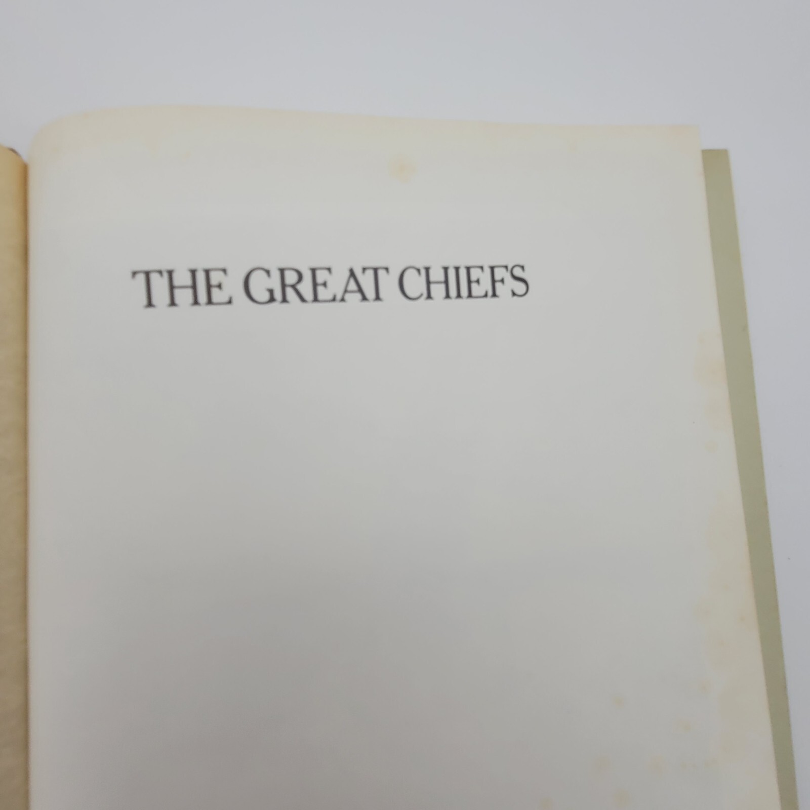 The Great Chiefs Time Life Books Old West Series Faux Leather Bound 1975 Vintage