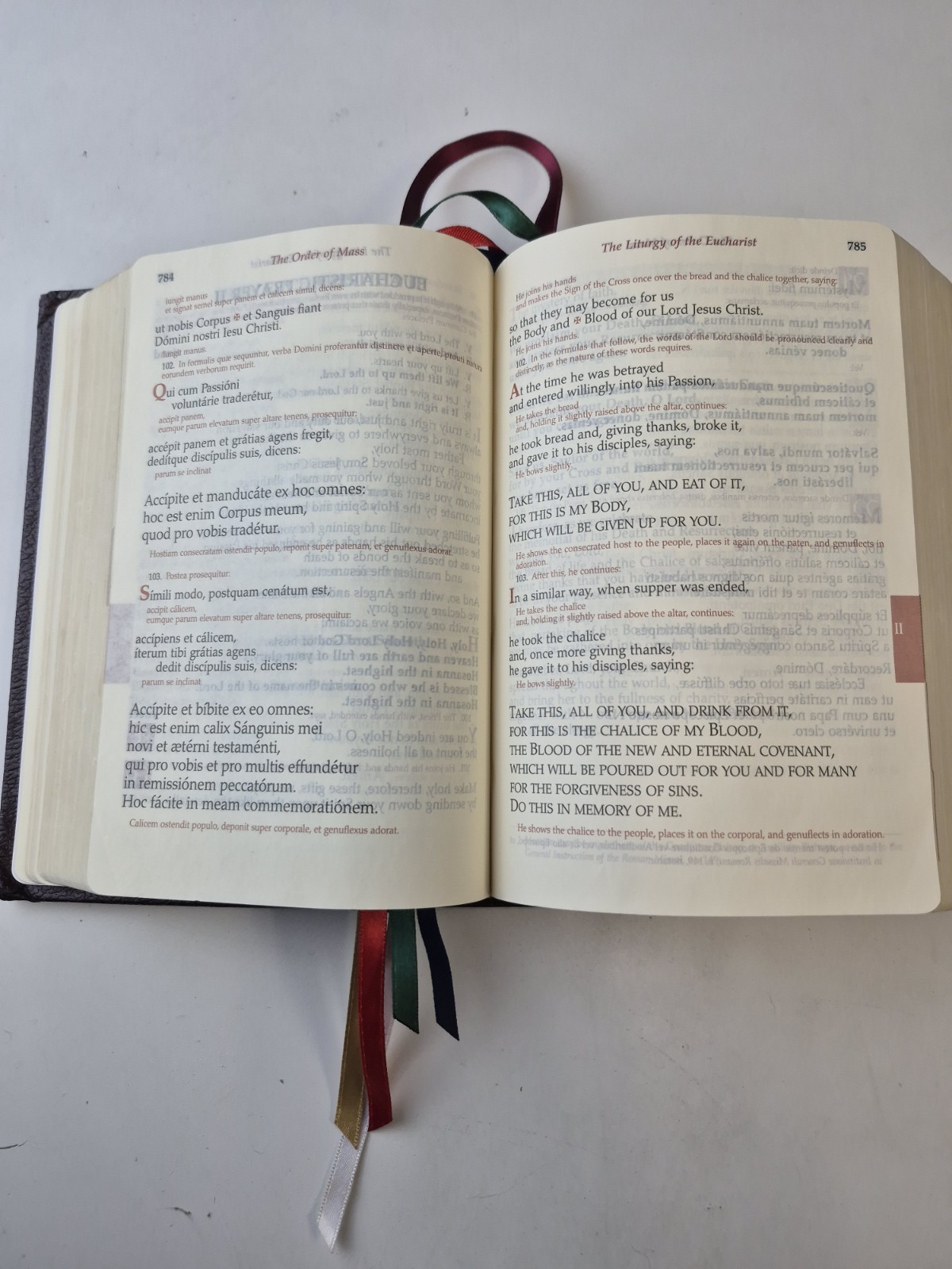 Daily Roman Missal Third Edition Leather Hardcover Catholic Prayer Book
