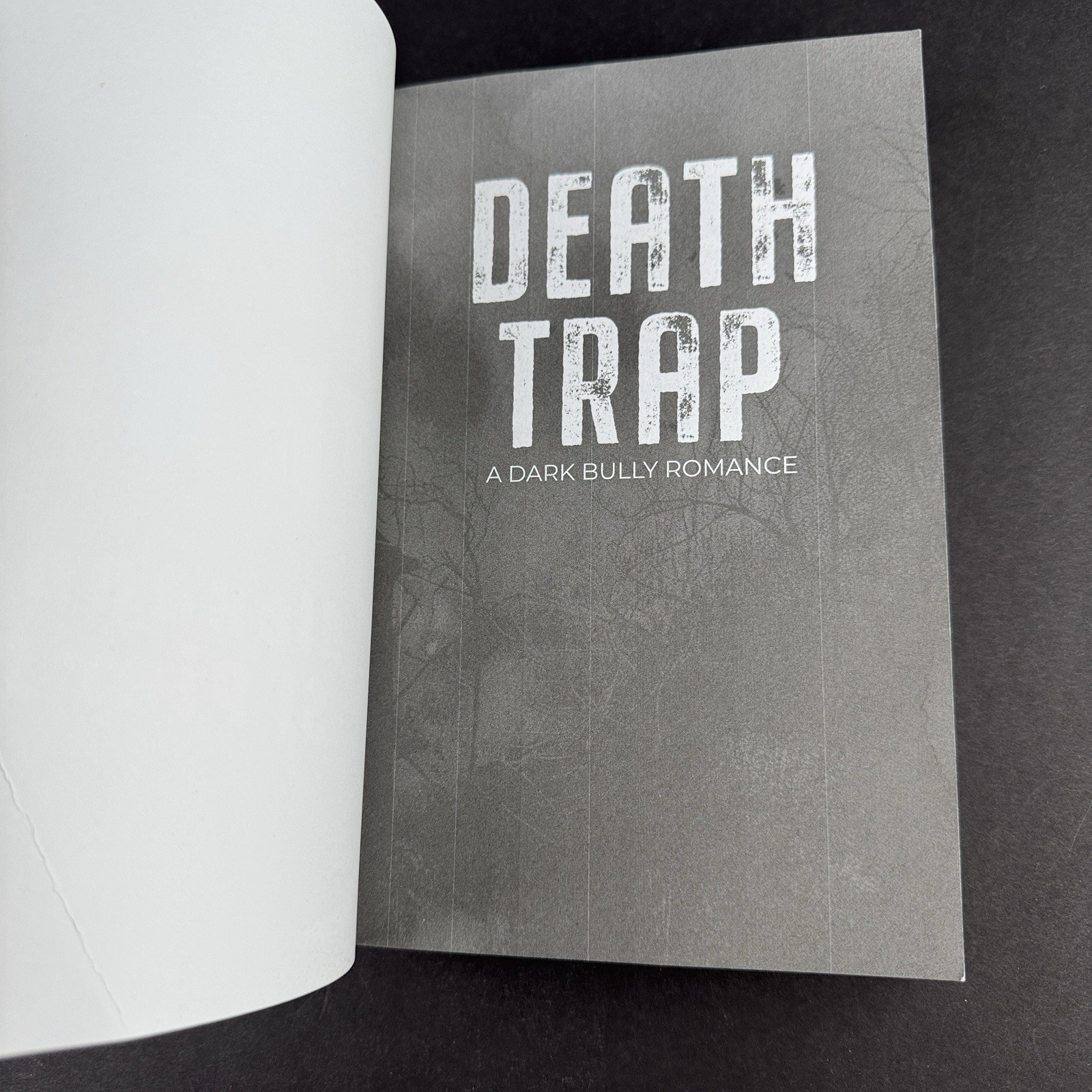 Deathtrap Alexandra St. Pierre 2024 Independent Trade Paperback Black Pages