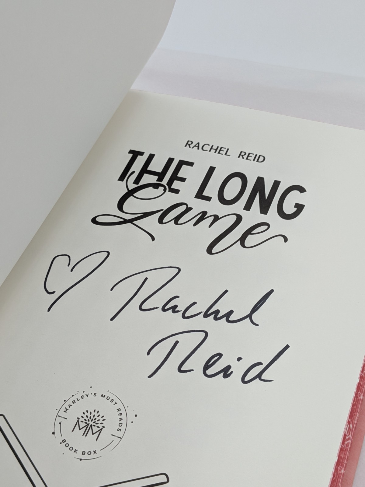 SIGNED Rachel Reid Heated Rivalry & The Long Game Mahogany Mail Limited Edition