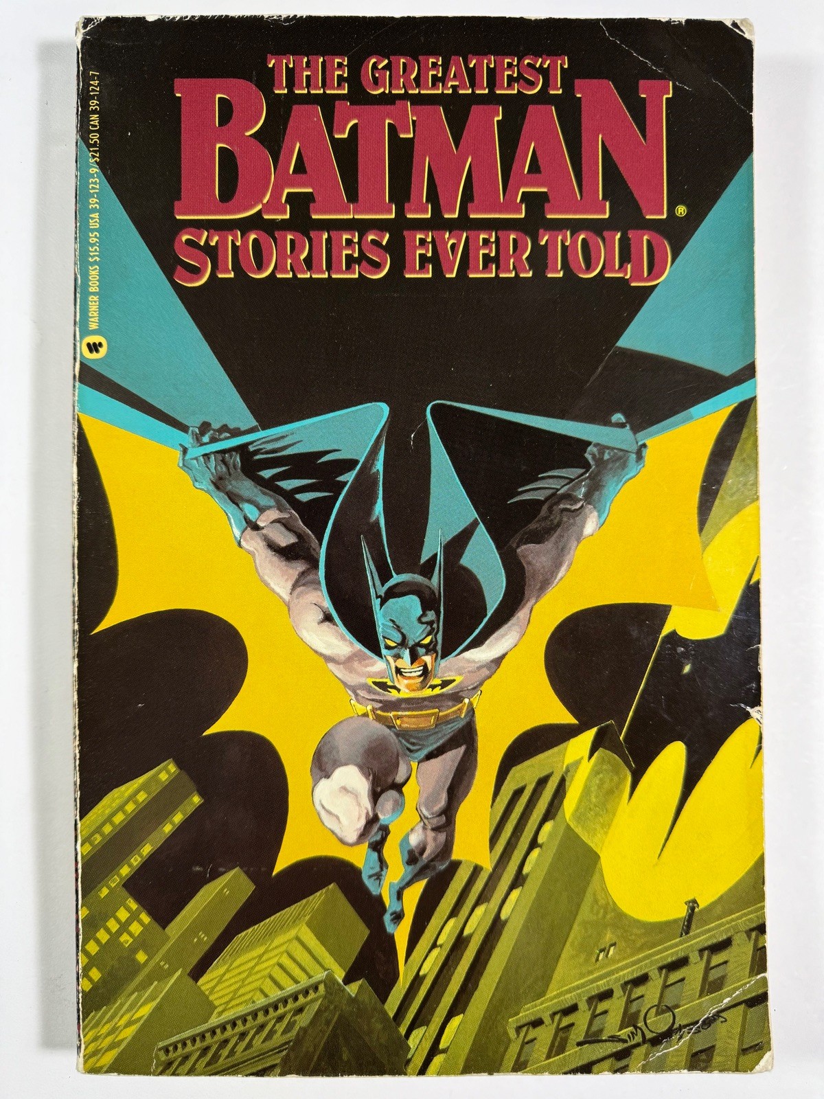 THE GREATEST BATMAN STORIES EVER TOLD #1 350-Pages 1988 Warner Books / DC Comics