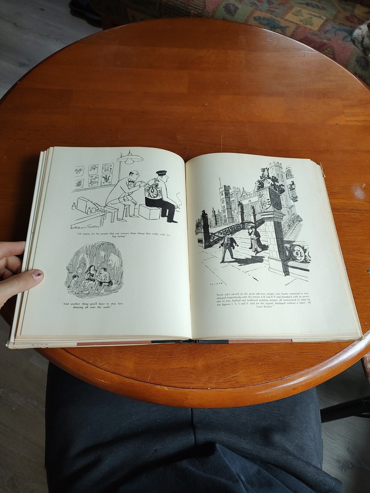 The Best Cartoons From Punch A. P. Herbert 1952 Simon & Schuster HC 1st #1.7