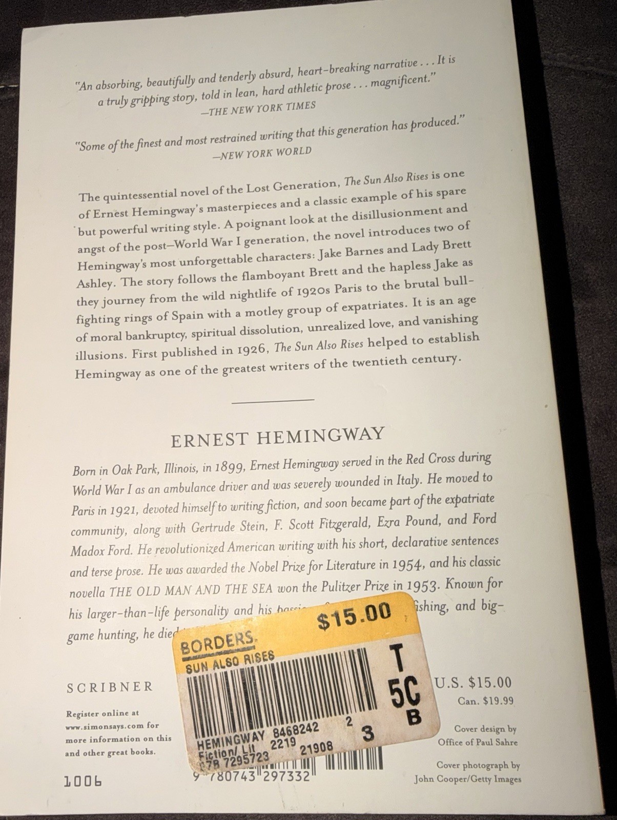 Sun Also Rises : The Authorized Edition by Ernest Hemingway (2006, Trade…