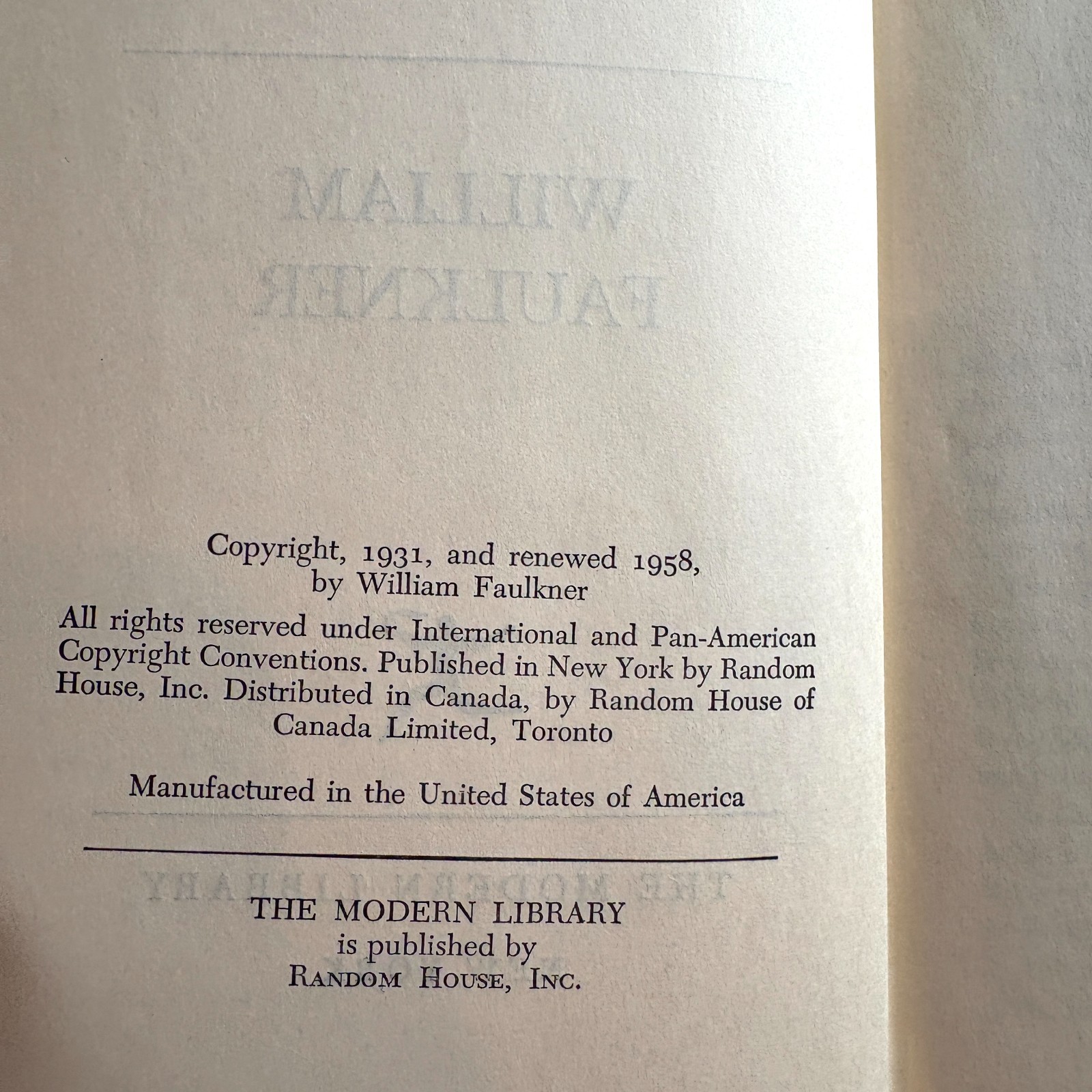 Five Vintage Modern Library Books, Published 1940s-50s
