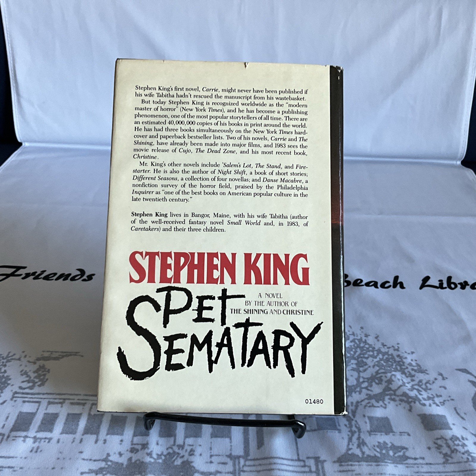First Edition Book Club Edition 1983 “Pet Sematary” by Stephen King HC/DJ Clean
